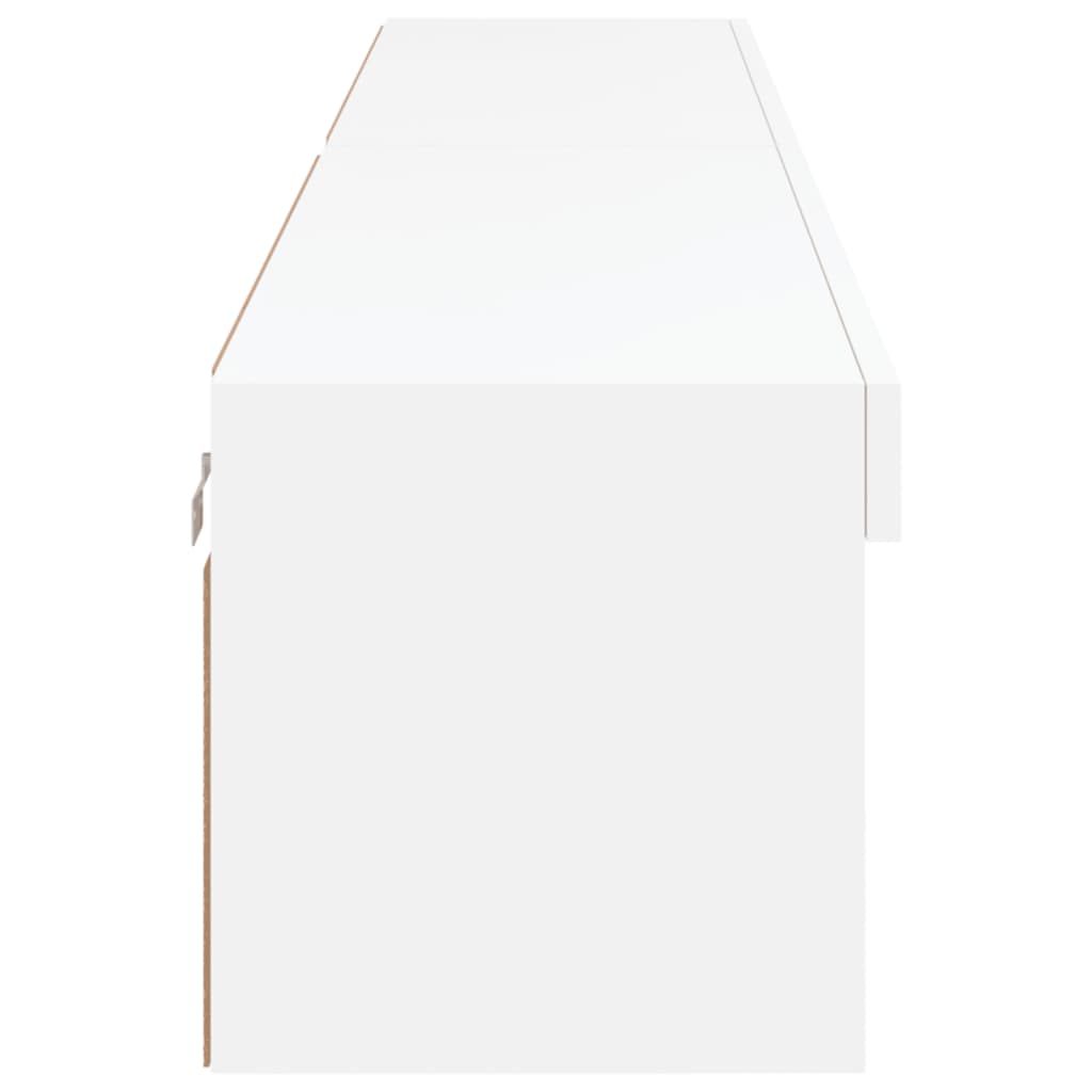 Έπιπλα Τηλεόρασης με LED 2 τεμ. Λευκά 100 x 30 x 30 εκ. - Pakobazaar