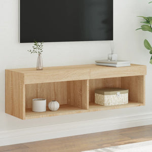 Έπιπλο Τηλεόρασης με LED Sonoma Δρυς 240 x 35 x 40 εκ. - Pakobazaar
