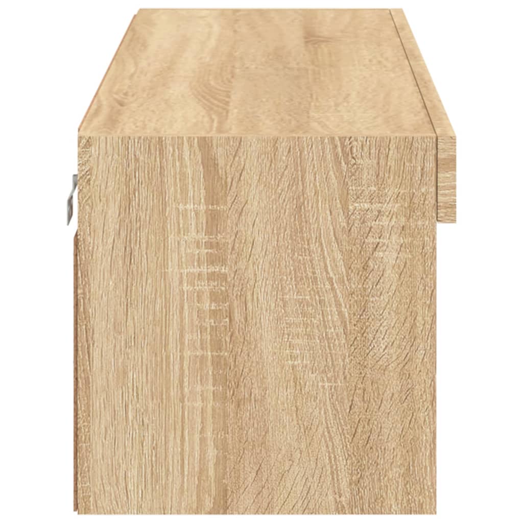 Έπιπλο Τηλεόρασης με LED Sonoma Δρυς 240 x 35 x 40 εκ. - Pakobazaar