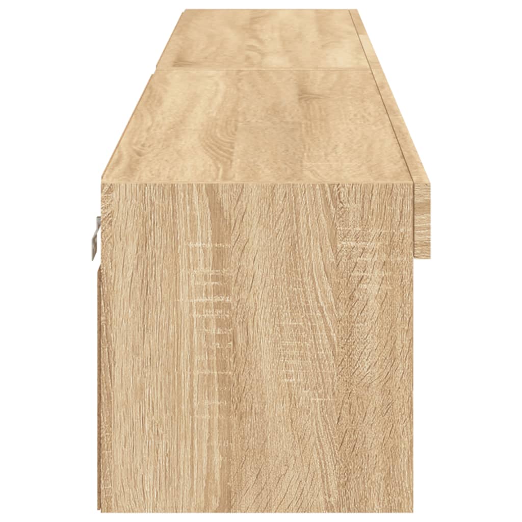 Έπιπλα Τηλεόρασης με LED 2 τεμ. Sonoma Δρυς 100 x 30 x 30 εκ. - Pakobazaar