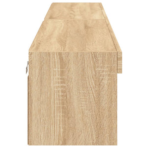 Έπιπλα Τηλεόρασης με LED 2 τεμ. Sonoma Δρυς 100 x 30 x 30 εκ. - Pakobazaar