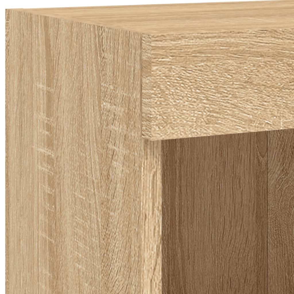 Έπιπλα Τηλεόρασης με LED 2 τεμ. Sonoma Δρυς 100 x 30 x 30 εκ. - Pakobazaar