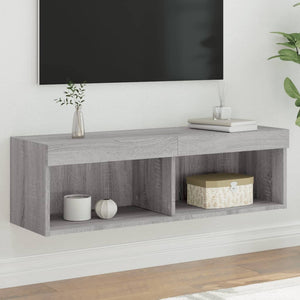 Έπιπλο Τηλεόρασης με LED Γκρι Sonoma 100x30x30 εκ. - Pakobazaar