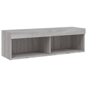 Έπιπλο Τηλεόρασης με LED Γκρι Sonoma 100x30x30 εκ. - Pakobazaar