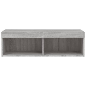 Έπιπλο Τηλεόρασης με LED Γκρι Sonoma 100x30x30 εκ. - Pakobazaar