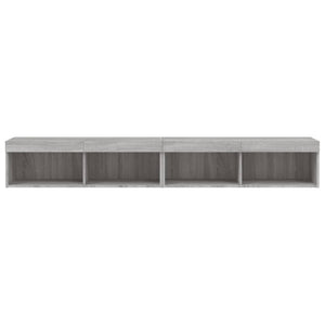 Έπιπλα Τηλεόρασης με LED 2 τεμ. Γκρι Sonoma 100 x 30 x 30 εκ. - Pakobazaar