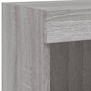 Έπιπλα Τηλεόρασης με LED 2 τεμ. Γκρι Sonoma 100 x 30 x 30 εκ. - Pakobazaar