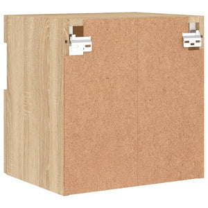 Έπιπλο Τοίχου Τηλεόρασης με LED Sonoma Δρυς 40x30x40 εκ. - Pakobazaar