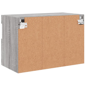 Έπιπλο Τοίχου Τηλεόρασης με LED Γκρι Sonoma 60x30x40 εκ. - Pakobazaar
