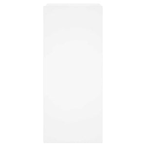 Έπιπλο Τοίχου Τηλεόρασης με LED Λευκό 30,5x35x70 εκ. - Pakobazaar
