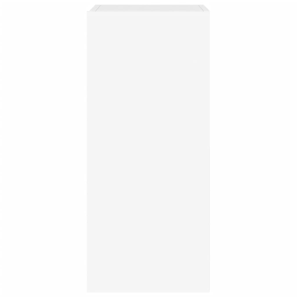 Έπιπλα Τοίχου Τηλεόρασης με LED 2 Τεμ. Λευκά 30,5x35x70 εκ. - Pakobazaar