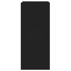 Έπιπλο Τοίχου Τηλεόρασης με LED Μαύρο 30,5x35x70 εκ. - Pakobazaar
