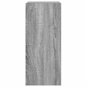 Έπιπλο Τοίχου Τηλεόρασης με LED Γκρι Sonoma 30,5x35x70 εκ. - Pakobazaar