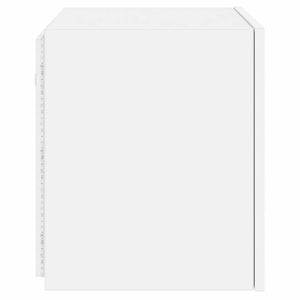 Έπιπλο Τοίχου Τηλεόρασης με LED Λευκό 40,5x35x40 εκ. - Pakobazaar