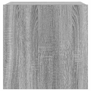 Έπιπλο Τοίχου Τηλεόρασης με LED Γκρι Sonoma 40,5x35x40 εκ. - Pakobazaar