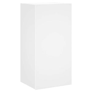 Έπιπλο Τοίχου Τηλεόρασης με LED Λευκό 40,5x35x80 εκ. - Pakobazaar
