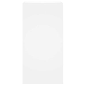 Έπιπλο Τοίχου Τηλεόρασης με LED Λευκό 40,5x35x80 εκ. - Pakobazaar