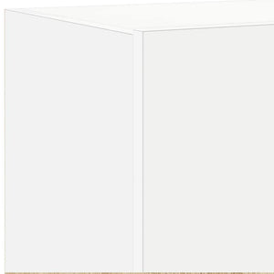Έπιπλο Τοίχου Τηλεόρασης με LED Λευκό 60x35x31 εκ.