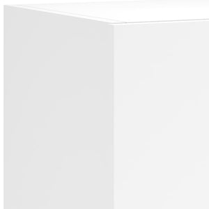 Έπιπλα Τοίχου Τηλεόρασης με LED 2 Τεμ. Λευκά 60x35x31 εκ.
