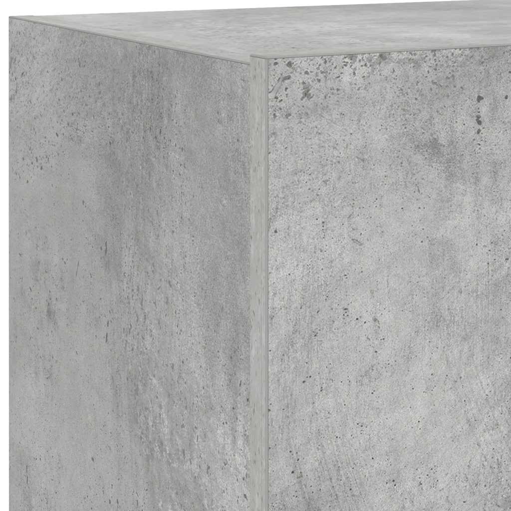 Έπιπλο Τηλεόρασης με LED Γκρι Σκυροδέματος 60x35x31 εκ. - Pakobazaar
