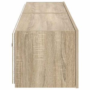 Έπιπλα Τοίχου Τηλ. με LED 2 Τεμ. Sonoma Δρυς 80x35x31 εκ. - Pakobazaar