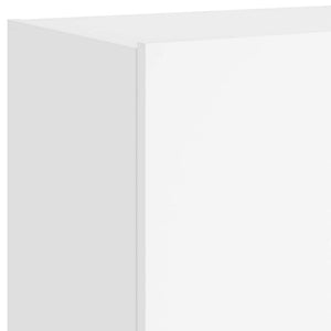 Έπιπλο Τοίχου Τηλεόρασης με LED Λευκό 60x35x41 εκ.