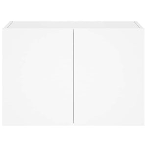 Έπιπλο Τοίχου Τηλεόρασης με LED Λευκό 60x35x41 εκ.