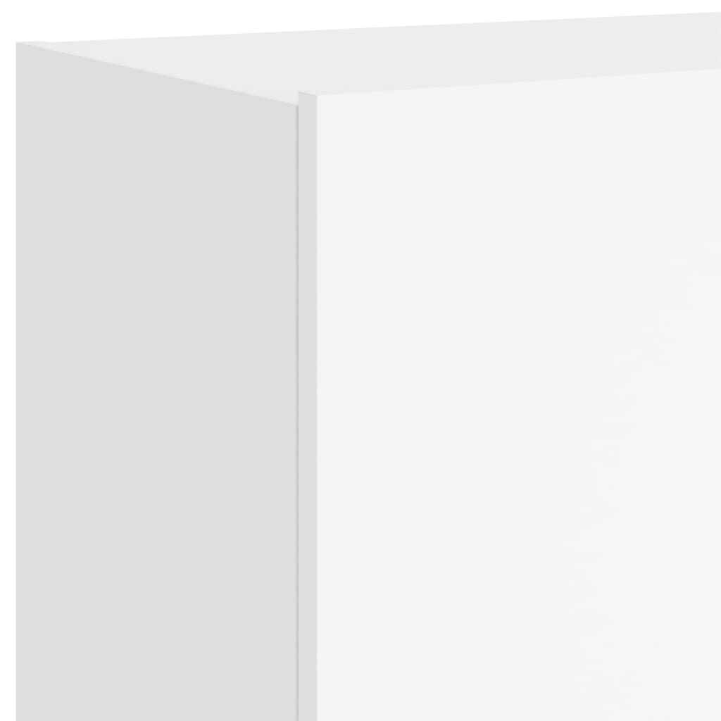 Έπιπλα Τοίχου Τηλεόρασης με LED 2 Τεμ. Λευκά 60x35x41 εκ. - Pakobazaar