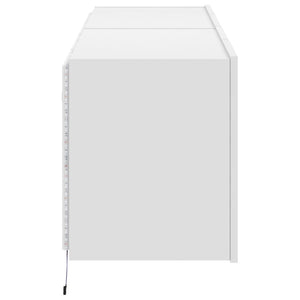 Έπιπλα Τοίχου Τηλεόρασης με LED 2 Τεμ. Λευκά 60x35x41 εκ. - Pakobazaar