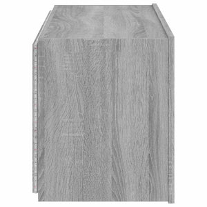 Έπιπλο Τοίχου Τηλεόρασης με LED Γκρι Sonoma 80x35x41 εκ. - Pakobazaar