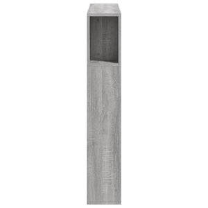 Κεφαλάρι Κρεβατιού με LED Γκρι Sonoma 100x18,5x103,5 εκ - Pakobazaar