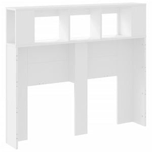 Κεφαλάρι Κρεβατιού με LED Λευκό 120x18,5x103,5 εκ Επεξεργ. Ξύλο - Pakobazaar