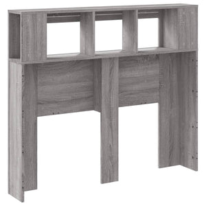 Κεφαλάρι Κρεβατιού με LED Γκρι Sonoma 120x18,5x103,5 εκ - Pakobazaar