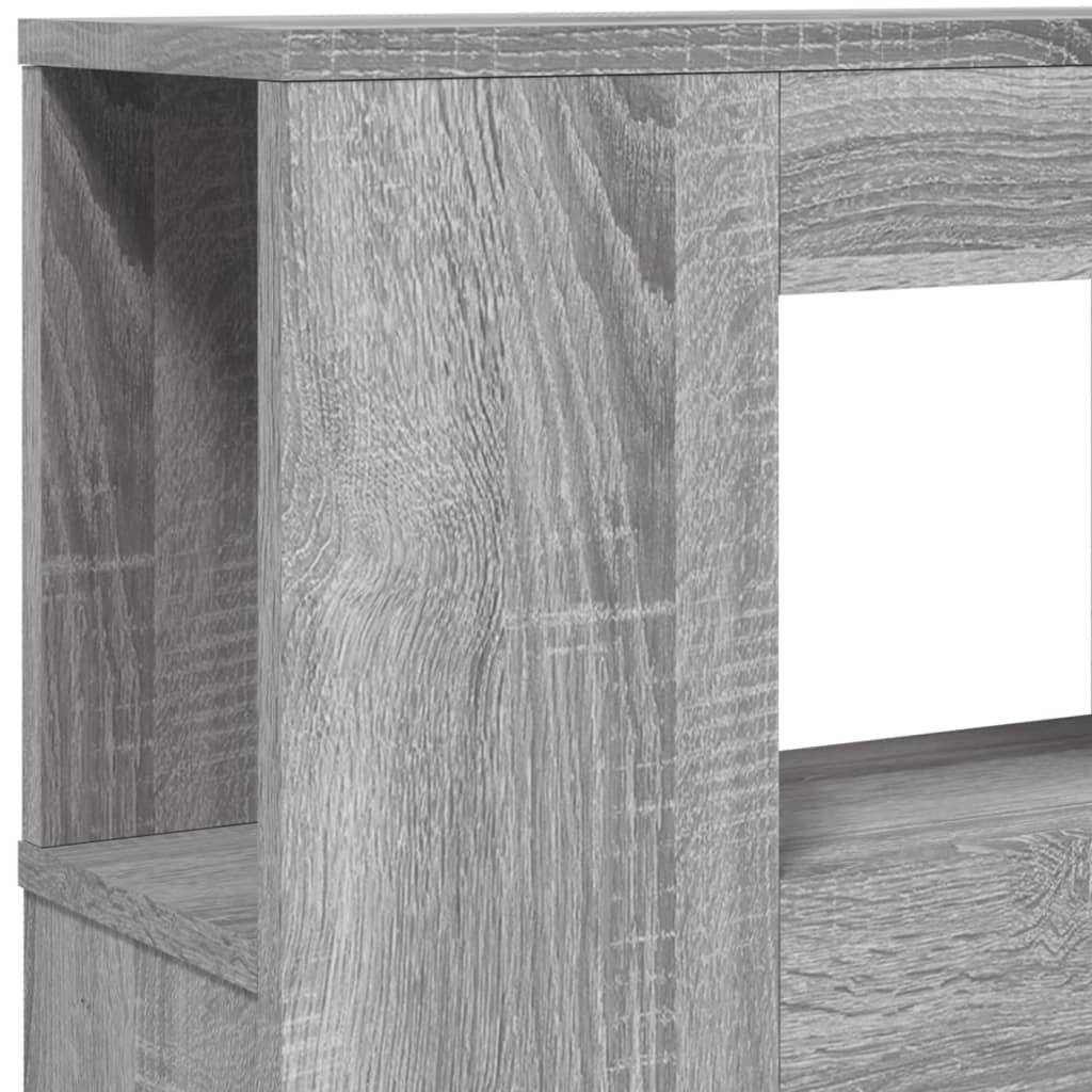 Κεφαλάρι Κρεβατιού με LED Γκρι Sonoma 140x18,5x103,5 εκ - Pakobazaar