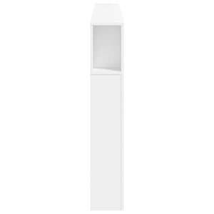 Κεφαλάρι Κρεβατιού με LED Λευκό 180x18,5x103,5 εκ Επεξεργ. Ξύλο - Pakobazaar