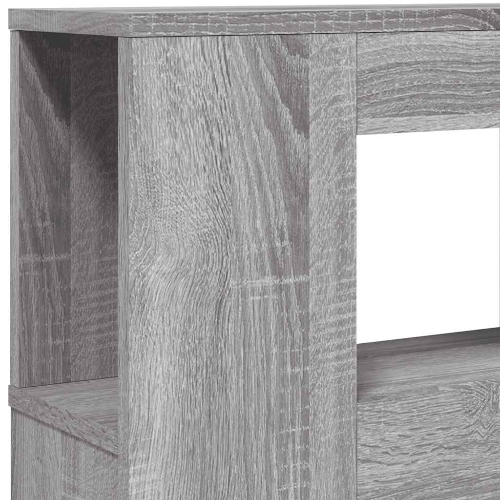 Κεφαλάρι Κρεβατιού με LED Γκρι Sonoma 180x18,5x103,5 εκ - Pakobazaar