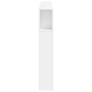 Κεφαλάρι Κρεβατιού με LED Λευκό 200x18,5x103,5 εκ Επεξεργ. Ξύλο - Pakobazaar