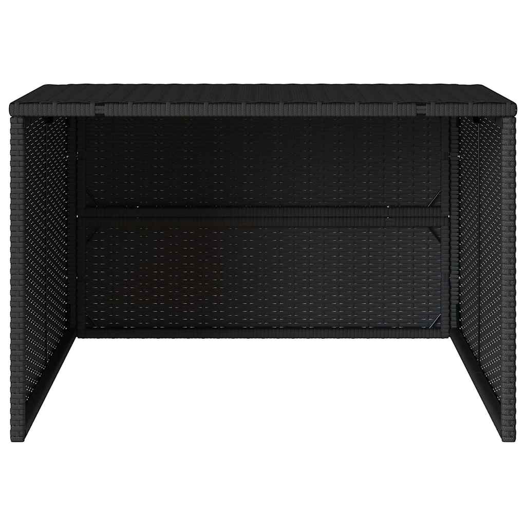 Σκέπαστρο για Χλοοκοπτ. Ρομπότ Μαύρο 86x90x52/57 εκ Συνθ. Ρατάν - Pakobazaar