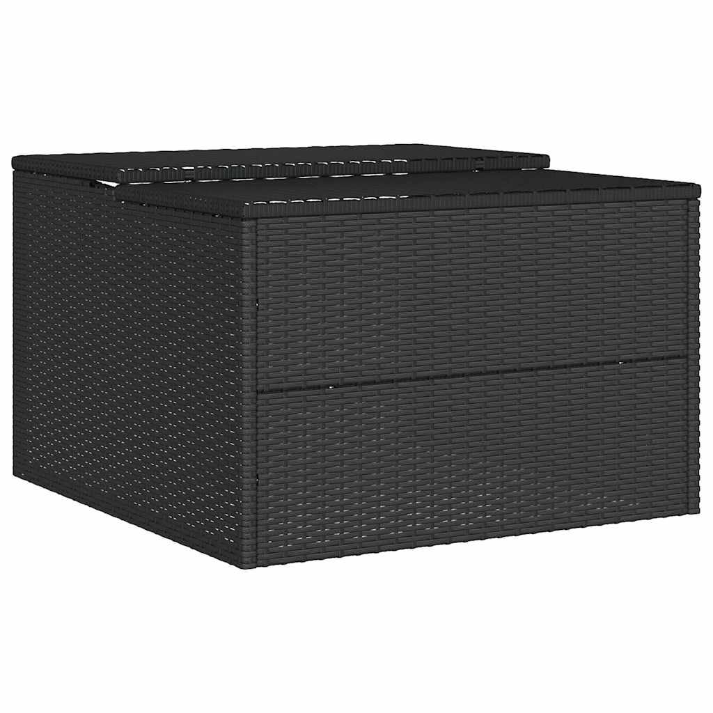 Σκέπαστρο για Χλοοκοπτ. Ρομπότ Μαύρο 86x90x52/57 εκ Συνθ. Ρατάν - Pakobazaar