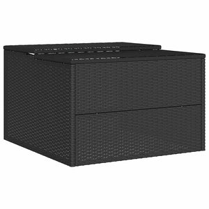 Σκέπαστρο για Χλοοκοπτ. Ρομπότ Μαύρο 86x90x52/57 εκ Συνθ. Ρατάν - Pakobazaar