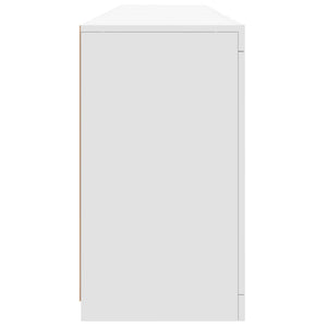 Μπουφές με Φώτα LED Λευκός 162 x 37 x 67 εκ.