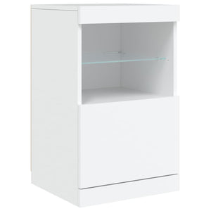 Μπουφές με Φώτα LED Λευκός 162 x 37 x 67 εκ.