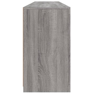 Μπουφές με LED Γκρι Sonoma 162x37x67 εκ.
