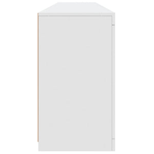 Μπουφές με Φώτα LED Λευκός 181,5 x 37 x 67 εκ.