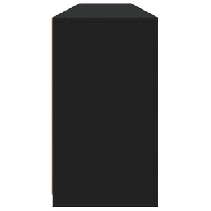 Μπουφές με LED Μαύρος 181,5x37x67 εκ.