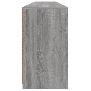 Μπουφές με LED Γκρι Sonoma 202 x 37 x 67 εκ.