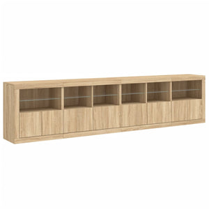 Μπουφές με LED Sonoma Δρυς 283 x 37 x 67 εκ.