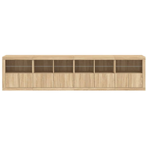 Μπουφές με LED Sonoma Δρυς 283 x 37 x 67 εκ.