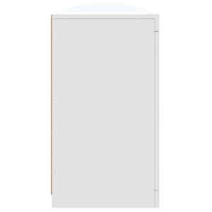 Μπουφές με Φώτα LED Λευκός 283 x 37 x 67 εκ.