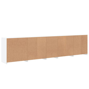 Μπουφές με Φώτα LED Λευκός 283 x 37 x 67 εκ.